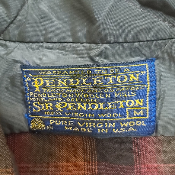 Vintage Pendleton 100% Virgin Wool Lot Of 3 Men’s Plaid Button-Up Shirt Size Med - Picture 3 of 9